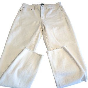 Woman's Size 26 NWOT's J.Crew White High Rise Skinny
